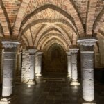 Crypta Decke nach Teileinsturz der Basilika (13. Jh)